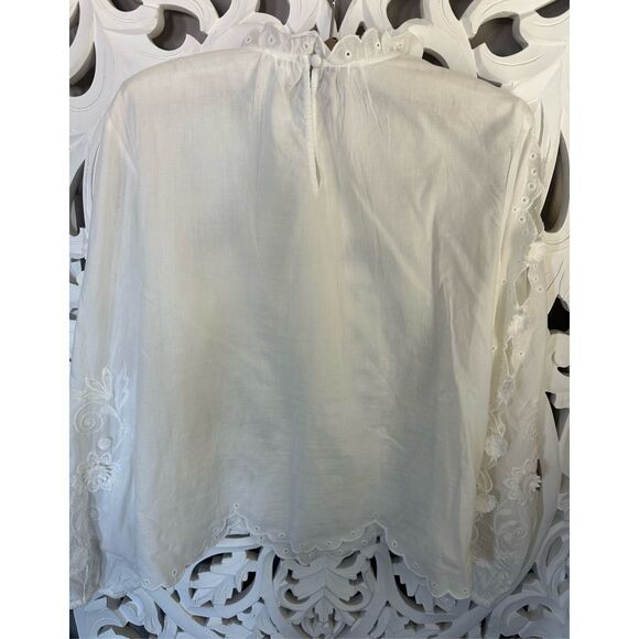 Anthropologie Embellished floral Blouse - Picture 7 of 15